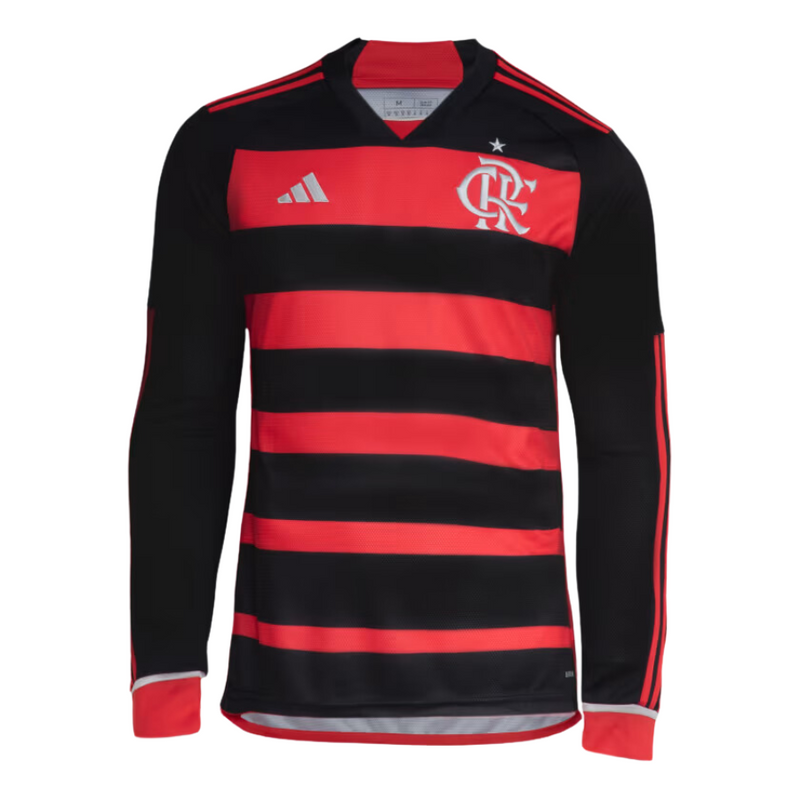 Camisa Flamengo Manga Longa 2024/25 Masculina Torcedor