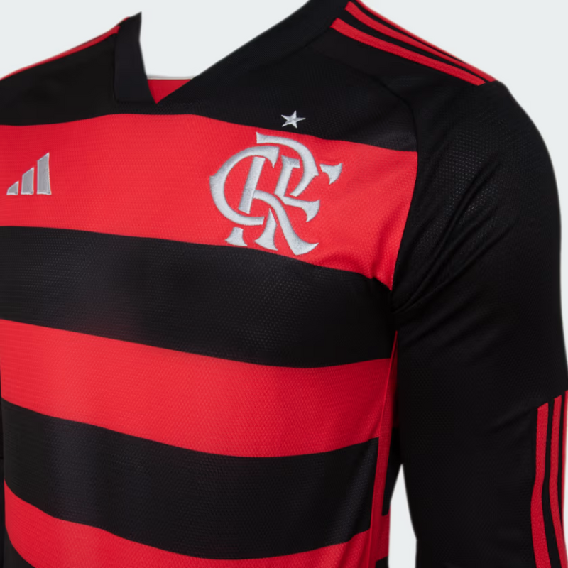 Camisa Flamengo Manga Longa 2024/25 Masculina Torcedor