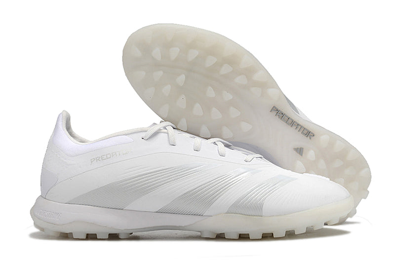 Chuteira Adidas Predator 24 Elite TF Society - Branco