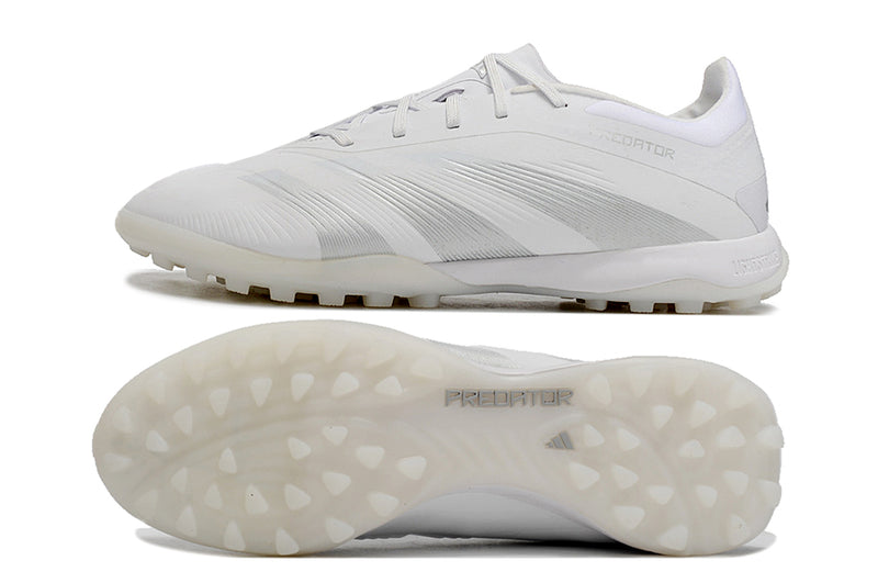 Chuteira Adidas Predator 24 Elite TF Society - Branco