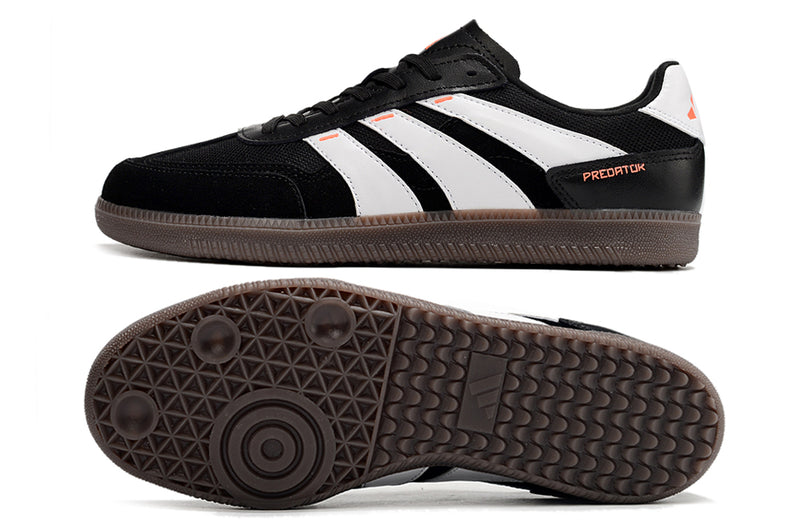 Chuteira Adidas Futsal Predator 24 League Low Freestyle - Preto e Branco