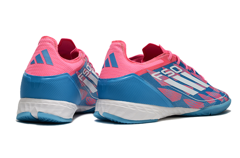 Chuteira Adidas Futsal F50 PRO IC - Rosa/Azul