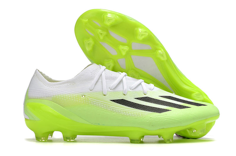 Chuteira Campo Adidas X SpeedPortal.1 FG - Verde/Branco