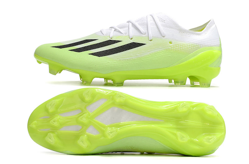 Chuteira Campo Adidas X SpeedPortal.1 FG - Verde/Branco