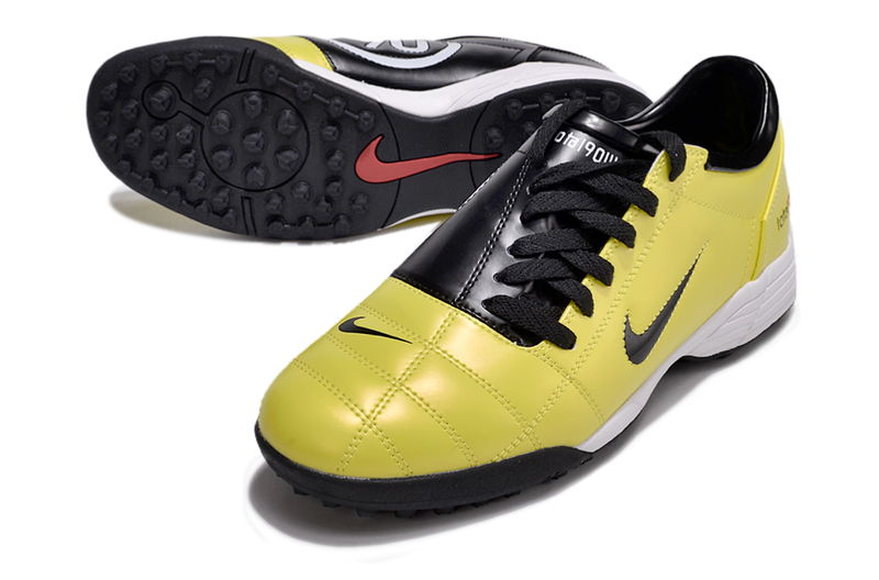 Chuteira Nike Total 90 Society TF - Amarelo/Preto