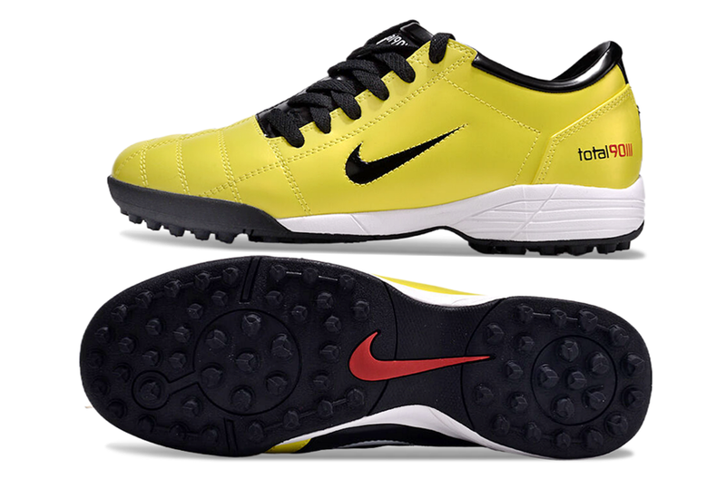 Chuteira Nike Total 90 Society TF - Amarelo/Preto