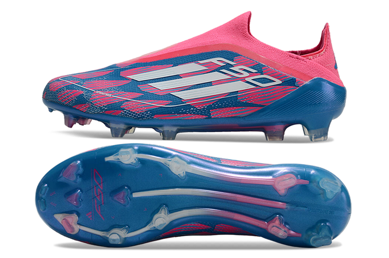 Chuteira Adidas Campo F50 Elite FG - Rosa/Azul