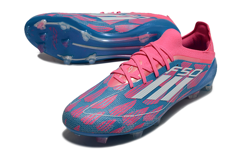 Chuteira Adidas Campo F50 Elite FG - Rosa/Azul