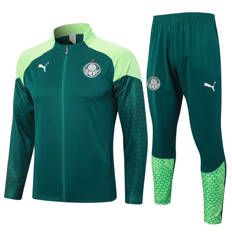 Conjunto Kit Agasalho Palmeiras 2024/25 - Casaco e Calça Masculina