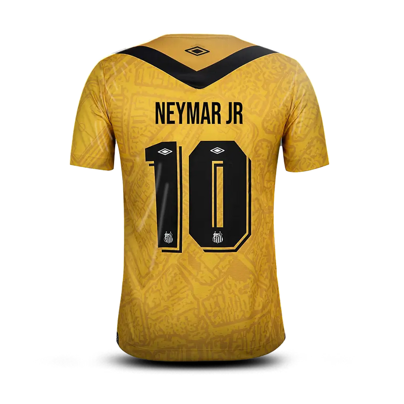 Camisa Santos Third (3) 2024/25 "Neymar Jr." Umbro Torcedor Masculino - Amarela