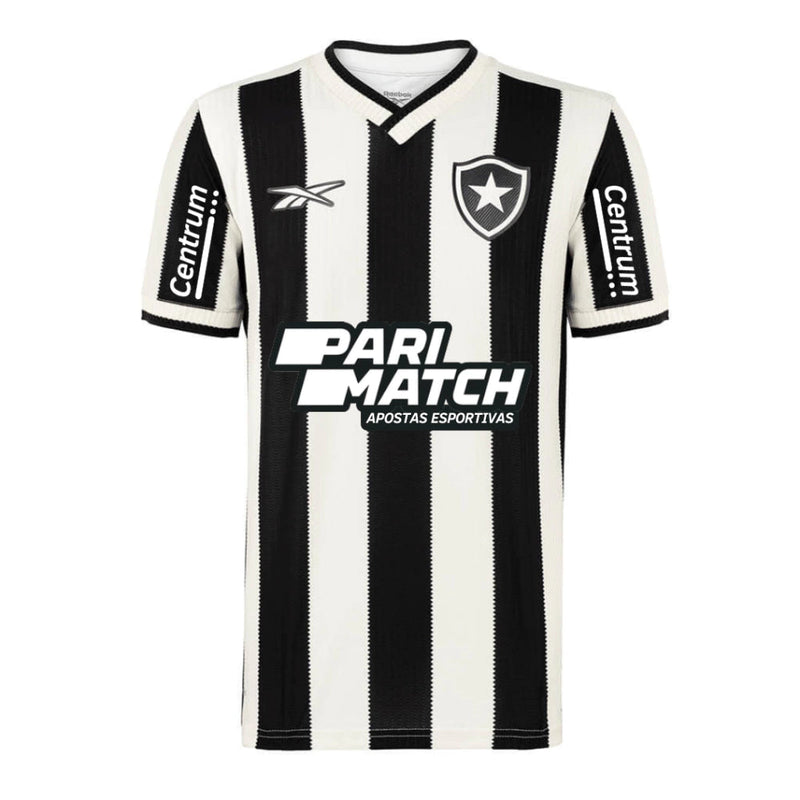 Camisa Botafogo I 2024/25 Masculina Torcedor C/Patrocínio