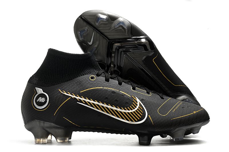 Chuteira Nike Mercurial Superfly 8 Elite FG - Preto/Dourado