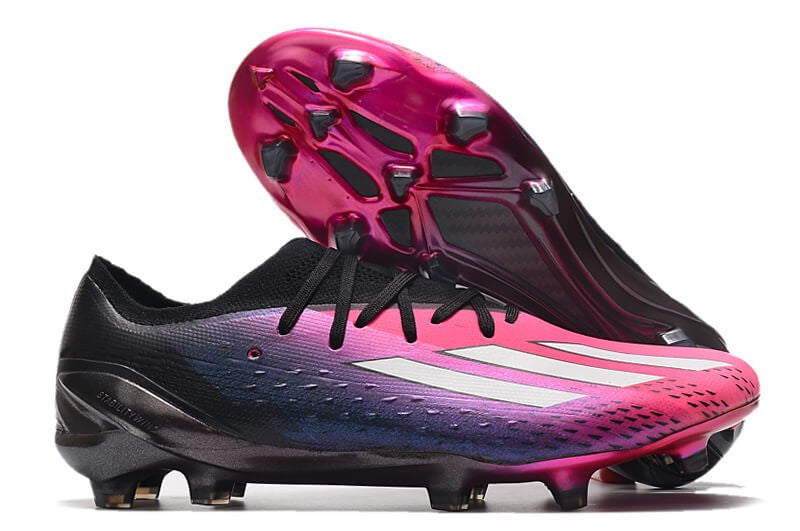 Chuteira Campo Adidas X SpeedPortal.1 FG - Rosa/Preto - Imperial Outlet 