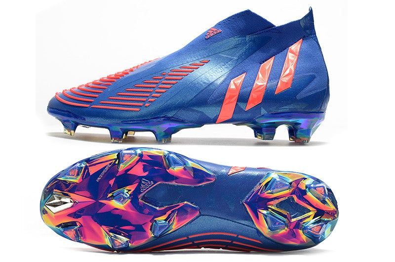 Chuteira Adidas Predator Edge+ FG - Azul - Imperial Outlet 