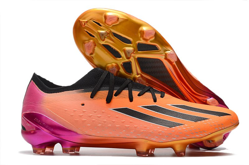 Chuteira Campo Adidas X SpeedPortal.1 FG - Laranja/Rosa - Imperial Outlet 