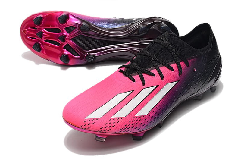 Chuteira Campo Adidas X SpeedPortal.1 FG - Rosa/Preto - Imperial Outlet 