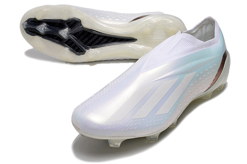 Chuteira Adidas Campo X SpeedPortal+ FG - Branco