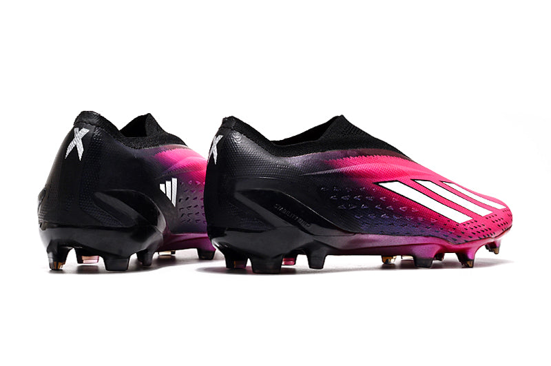 Chuteira Adidas Campo X SpeedPortal+ FG - Rosa/Preto